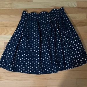 Francesca navy blue skirt